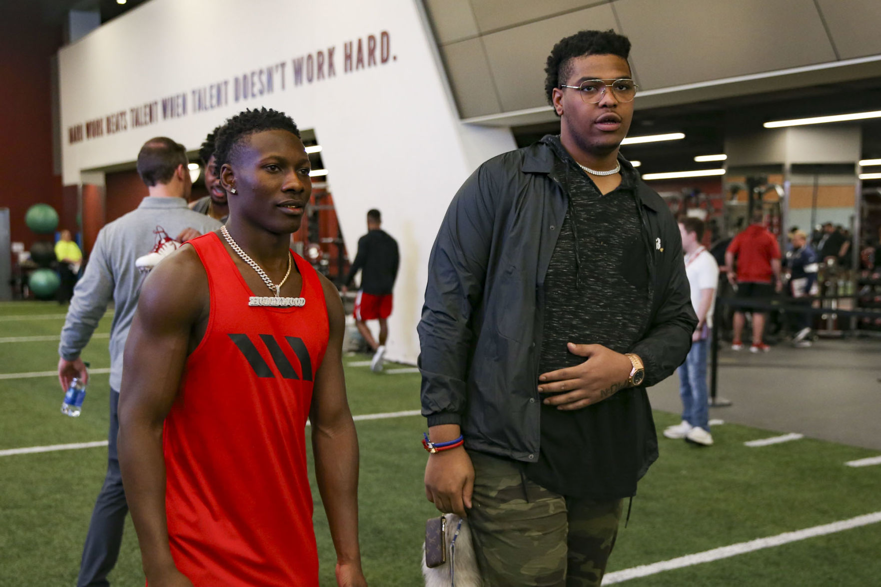 Marquise Brown and Orlando Brown